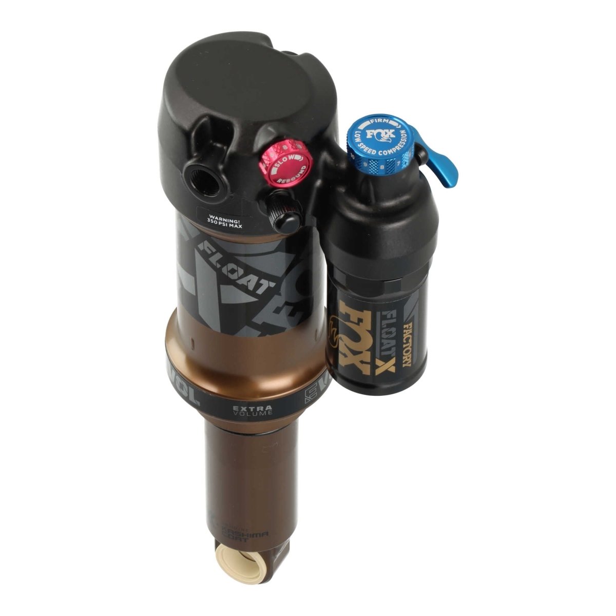 FOX Float X Factory Dämpfer 185x52,5 mm | Trunnion | 2 - Pos - Adjust | Kashima | Modell 2025 - RAAAD.de