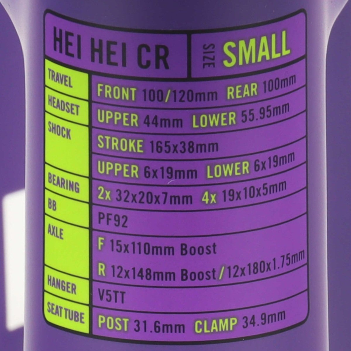 Kona Hei Hei Race Supreme Carbon Rahmen 29" | MTB XC Fully 100 mm | Lila | Modell 2018 | Größe S - RAAAD.de