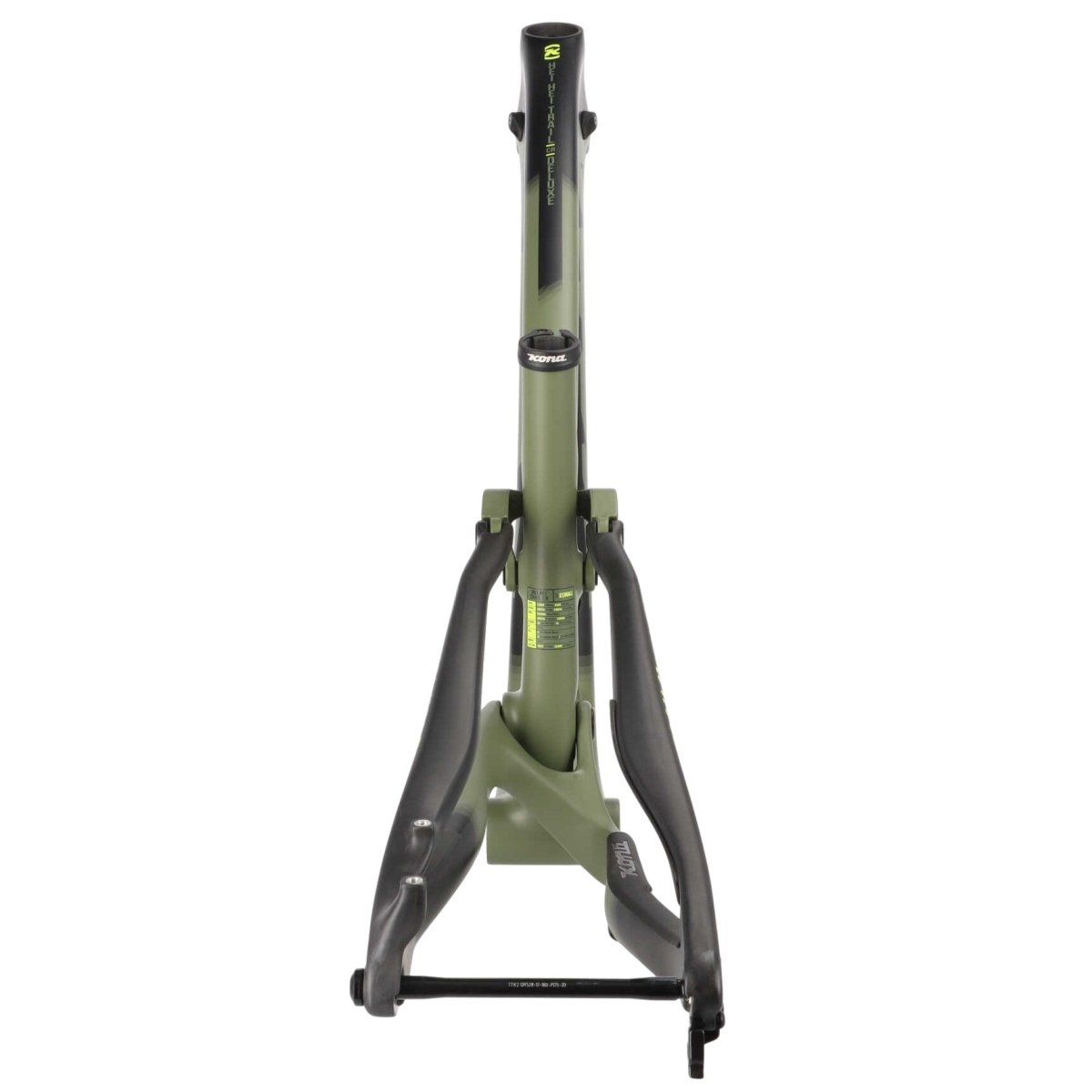 Kona Hei Hei Trail CR Carbon Rahmen 27,5" | MTB Trail Fully 140 mm | Olive | Modell 2018 | Größe XS - RAAAD.de