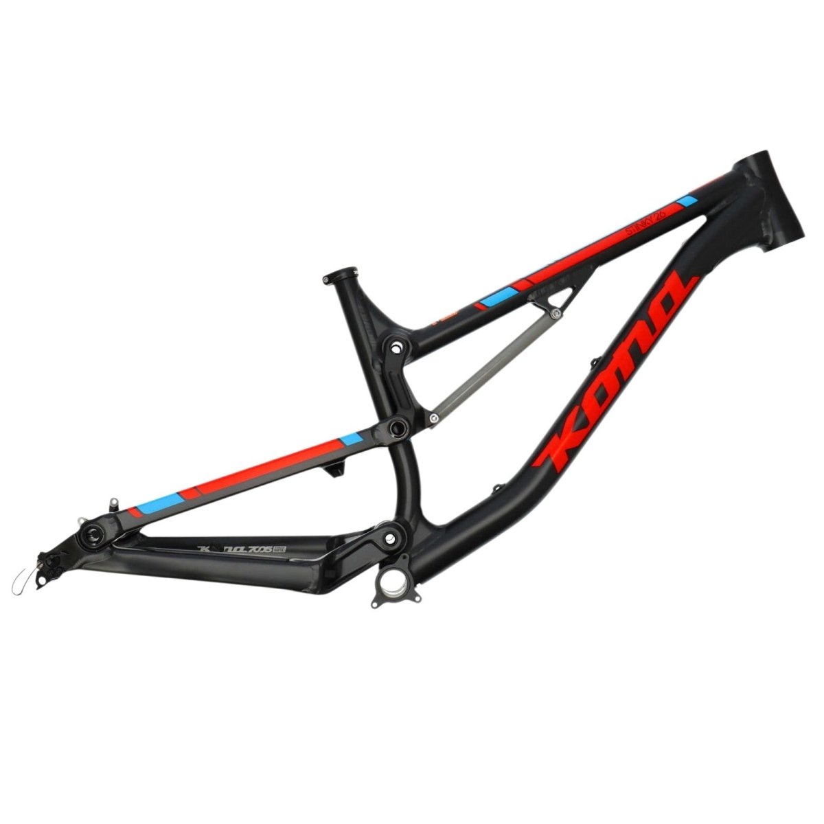 downhill fahrradrahmen Kona Stinky Rahmen 26" | MTB Downhill / Gravity | Alu | Schwarz
