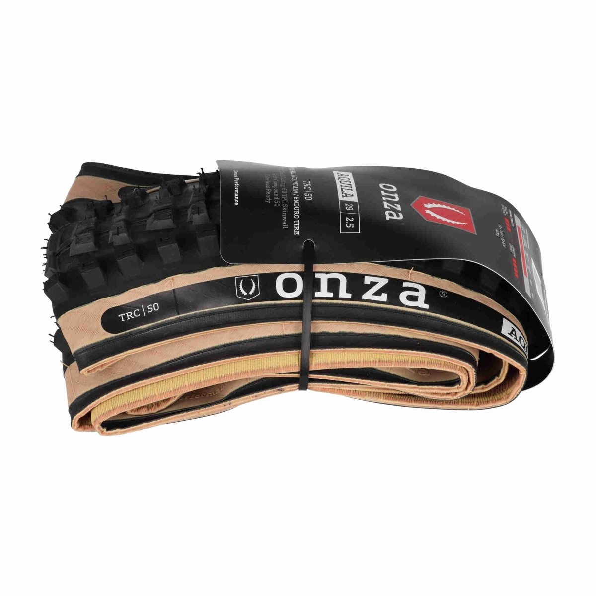 Onza Aquila 29 x 2,50" TRC 60TPI Soft Compound 50 Tubless Ready Faltreifen Skinwall - RAAAD.de