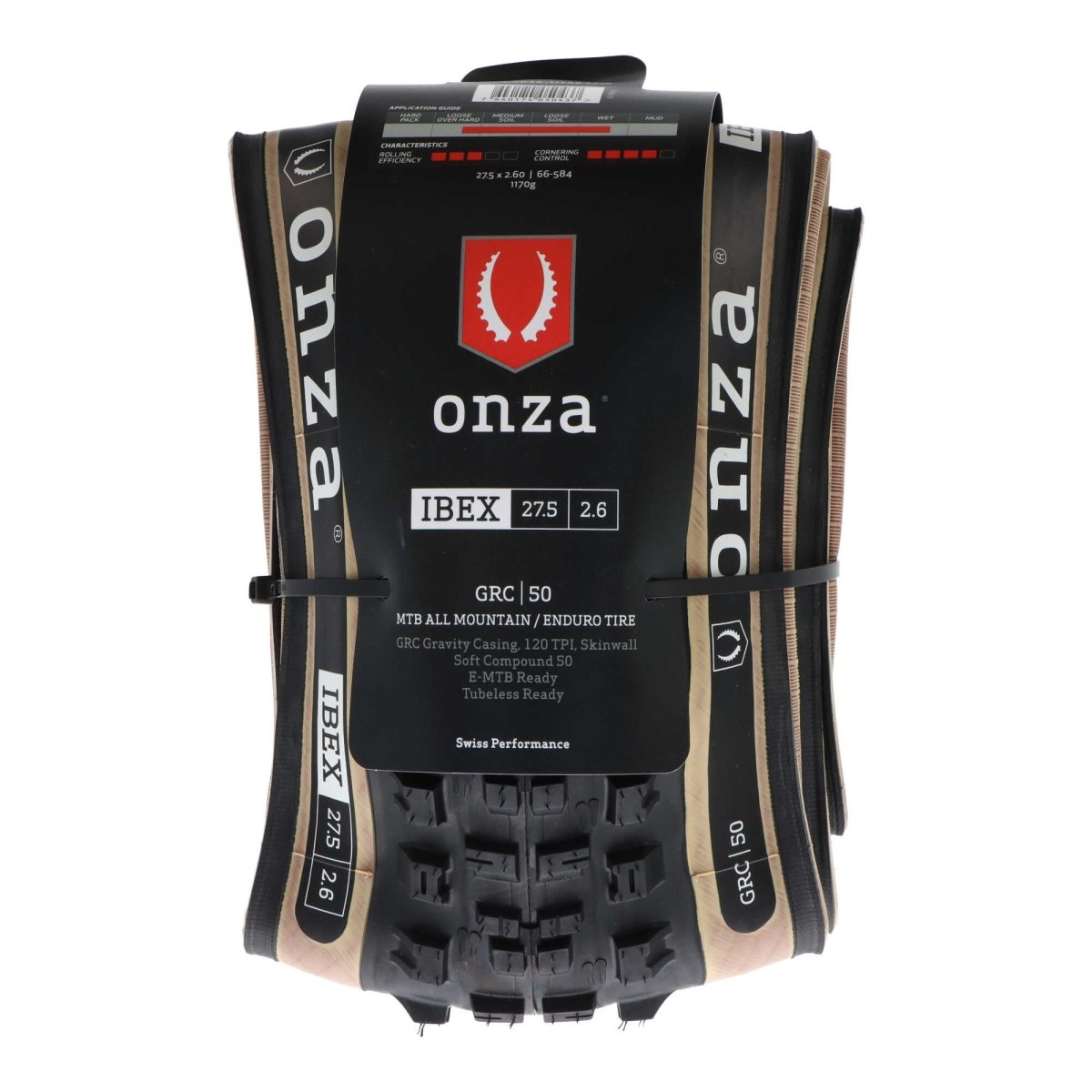 mtb reifen 27 ONZA Ibex 27,5 x 2,60" MTB Reifen | GRC 120 TPI | Soft Compound 50