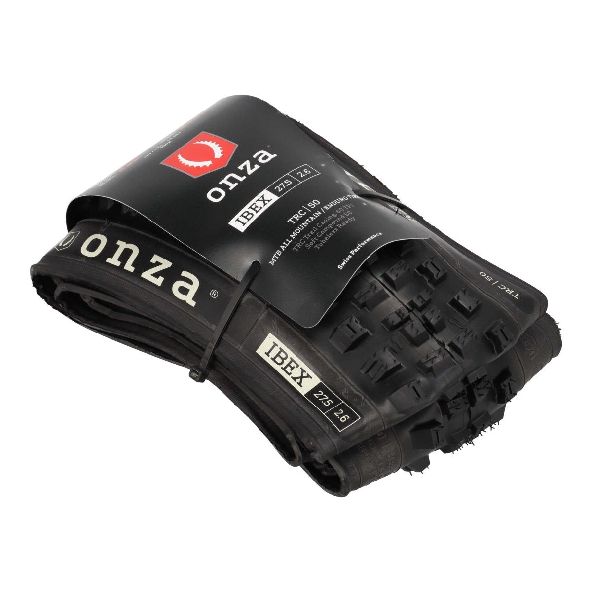 ONZA Ibex 27,5 x 2,60" MTB Reifen | TRC 60 TPI | Soft Compound 50 | Tubeless Ready | Schwarz - RAAAD.de