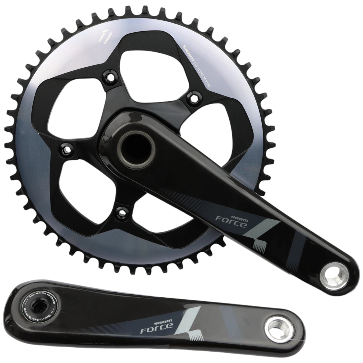 SRAM Force 1 Kurbel GXP Carbon 175 mm 50T (1x11-fach) –