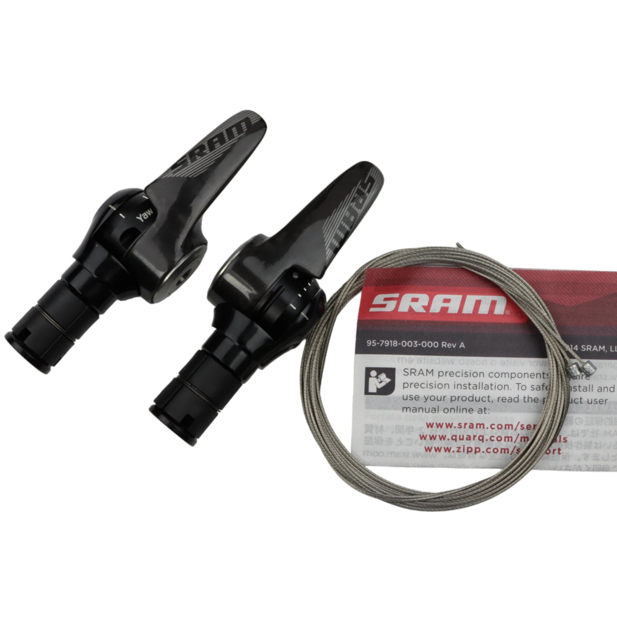 Sram Red Bar End Shifters TT Aero SL 1190 R2C Yaw Set (2x11-speed