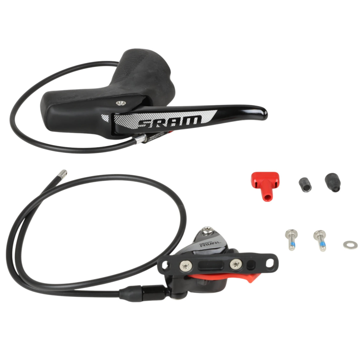 sram hydraulische scheibenbremse rennrad SRAM Rival 1 Scheibenbremse Flatmount vorne links (950 mm Leitung) – RAAAD.de