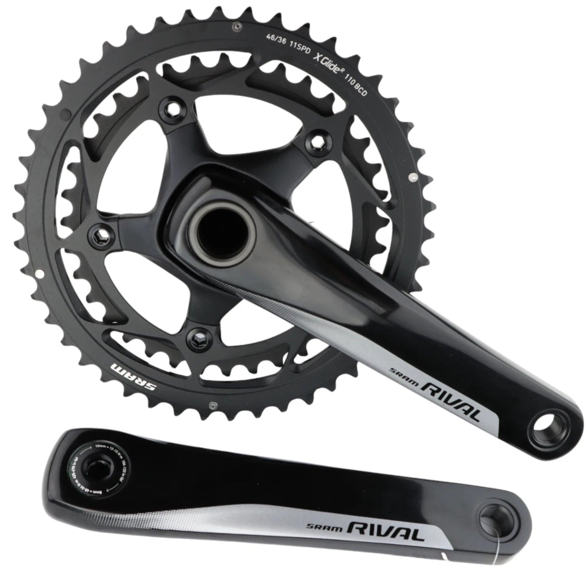 SRAM Rival 22 Crank GXP 172.5 mm 36/46T (2x11-speed) – RAAAD.de