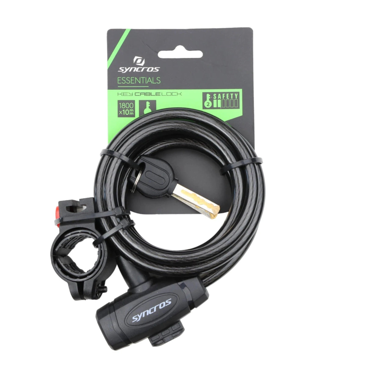 fahrradschloss synthetik Syncros Fahrradschloss SL-04 Key Cable Lock 1,8 m schwarz – RAAAD.de