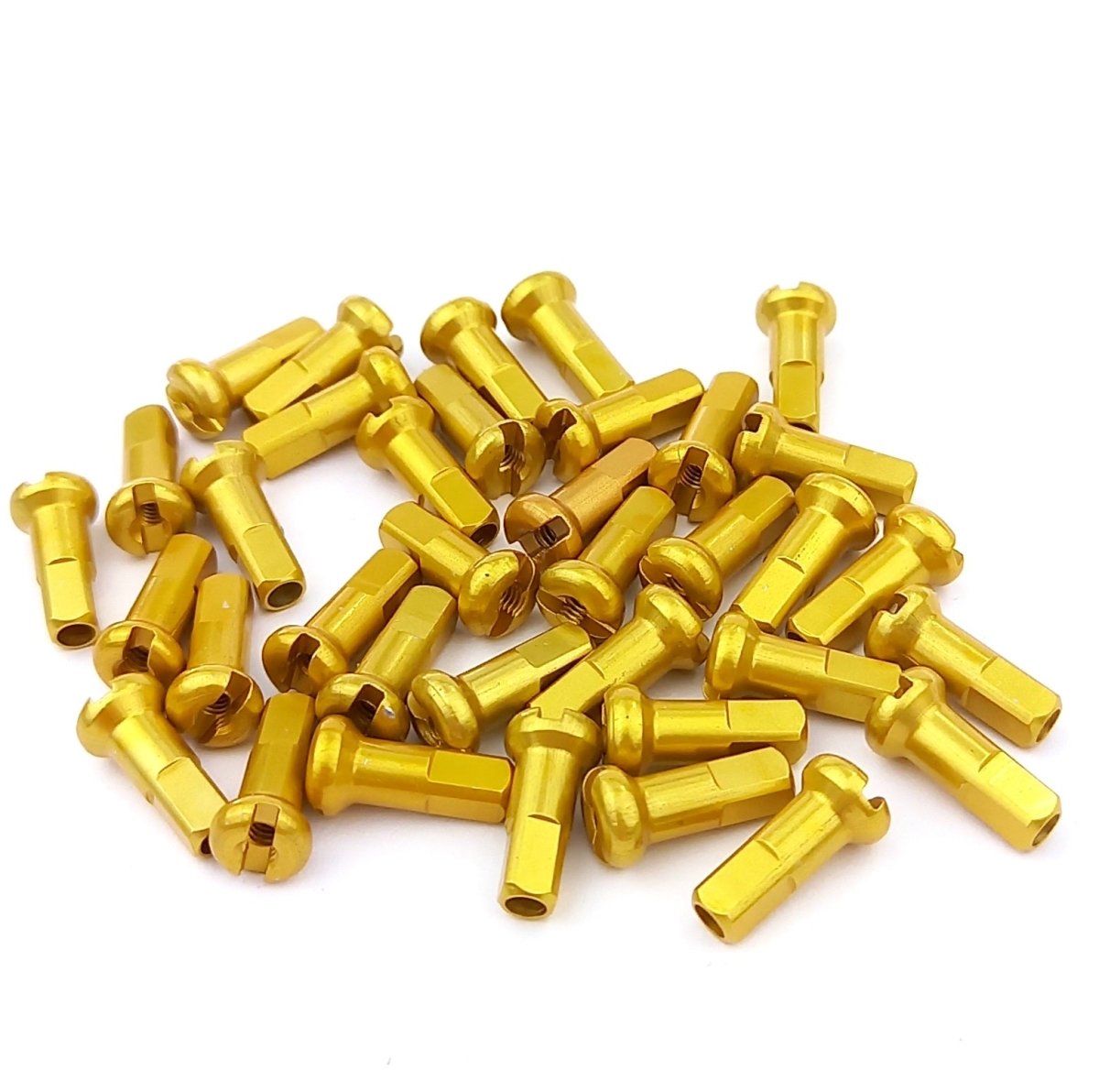 DT Swiss Speichennippel Aluminium 12 mm gold (36 Stück) - RAAAD.de
