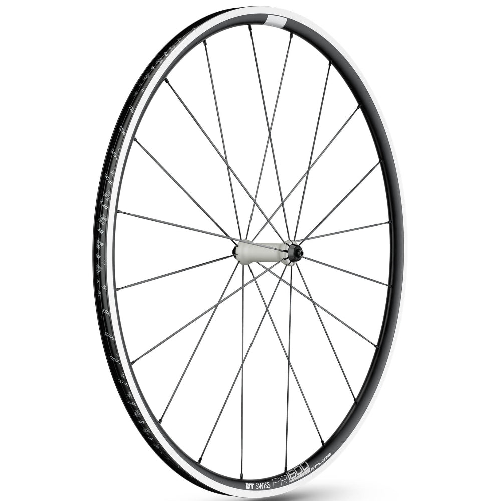 rennrad laufradsatz felgenbremse dt swiss DT Swiss Vorderrad PR 1600 SPLINE 23 Felgenbremsen – RAAAD.de