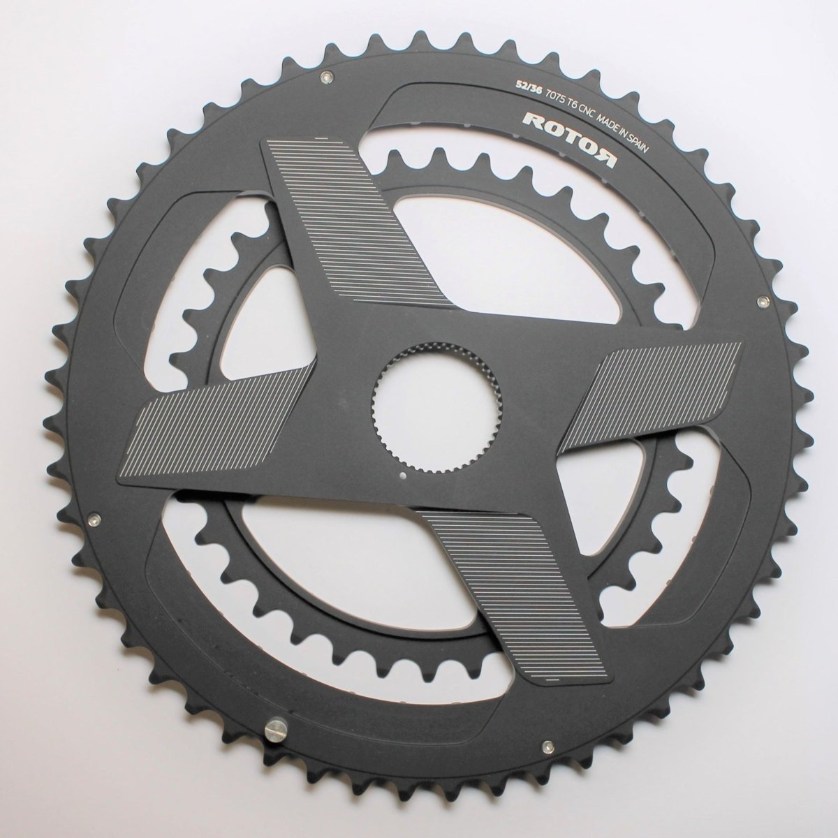 rennrad kettenblatt 52 36 ROTOR Direct Mount Kettenblatt 2-fach 52/36 rund