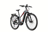 Conway Cairon T2.0 500 | Elektro-Trekkingrad E-Bike | 9-Gang | 250 W Bosch Motor | Grau/Rot (Modell 2023)