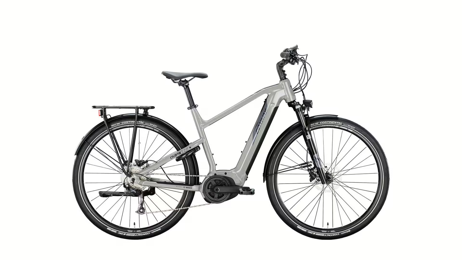 Conway Cairon T 2.0 Diamant 625 Wh | E-Bike Trekking Herren | Bosch Performance Gen.3 | Grau