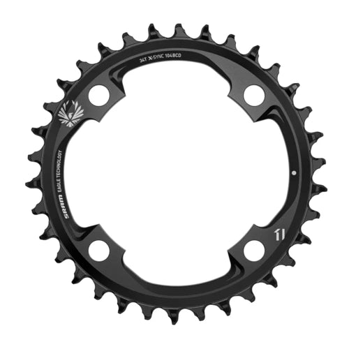 SRAM X-SYNC 2 Kettenblatt 32 Zähne | 104 BCD | 11-/12-fach | Eagle | schwarz