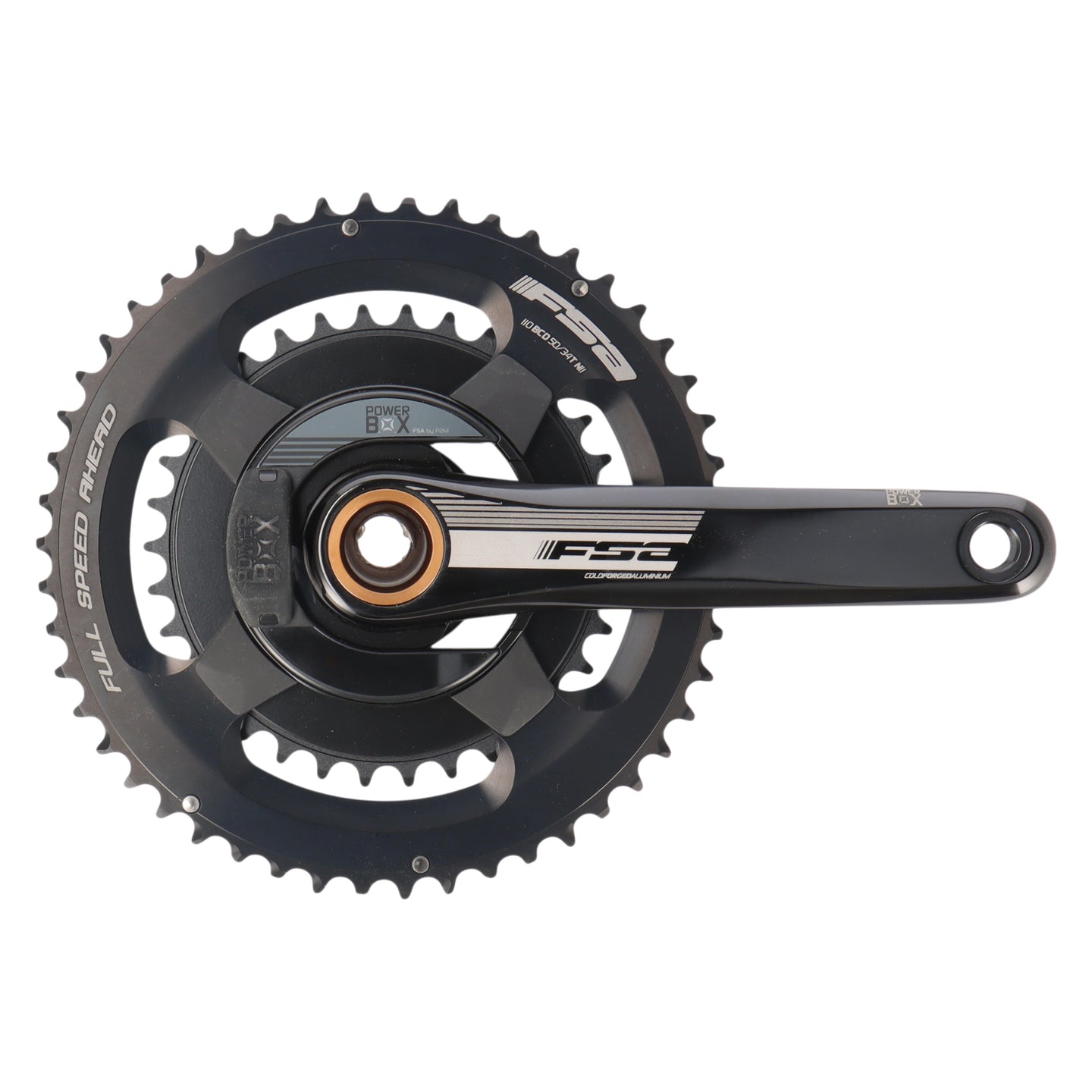FSA PowerBox Powermeter Kurbel 172,5 mm | 50/34 Zähne | BB386EVO | 110 BCD | 11-fach