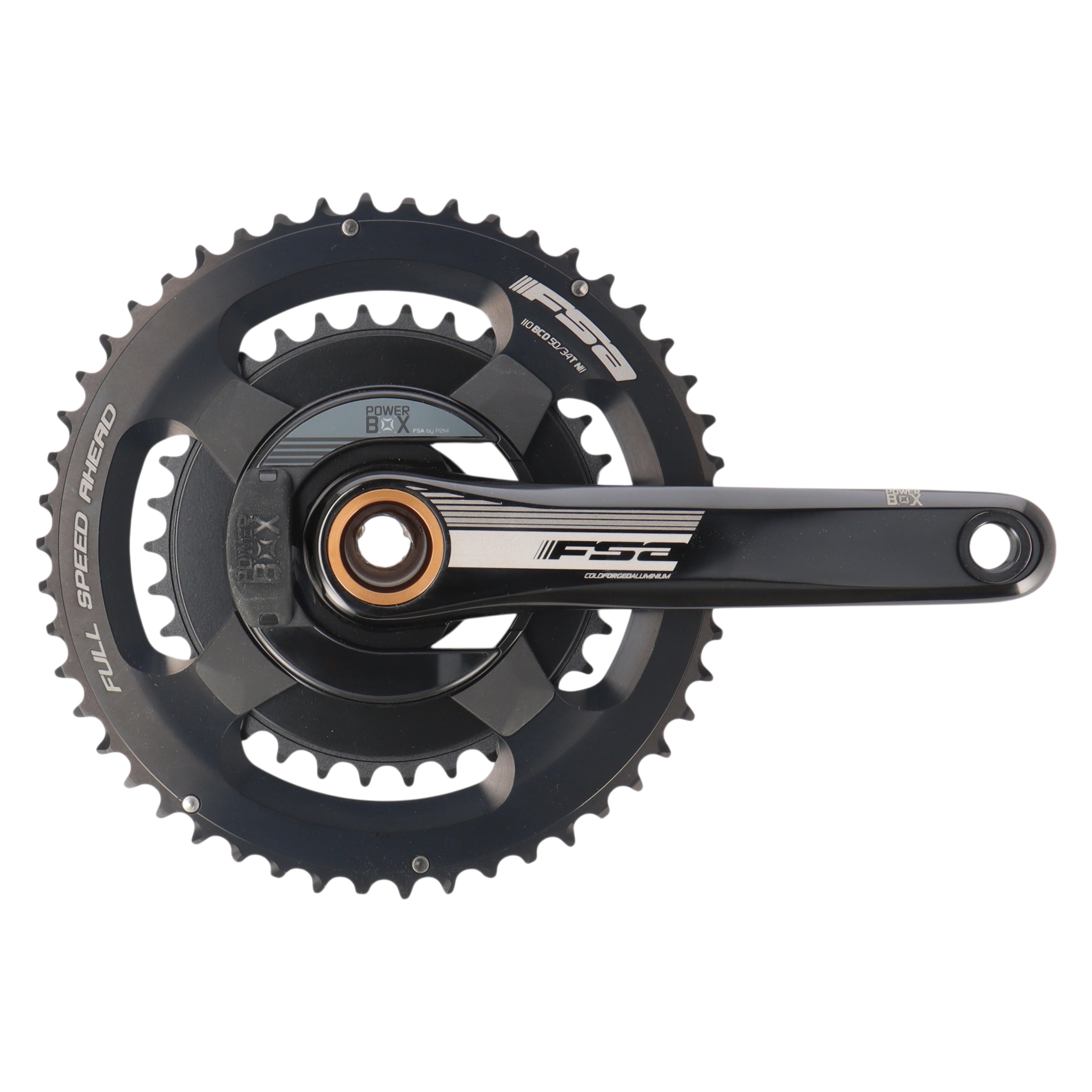FSA PowerBox Powermeter Kurbel 172,5 mm | 50/34 Zähne | BB386EVO | 110 BCD | 11-fach