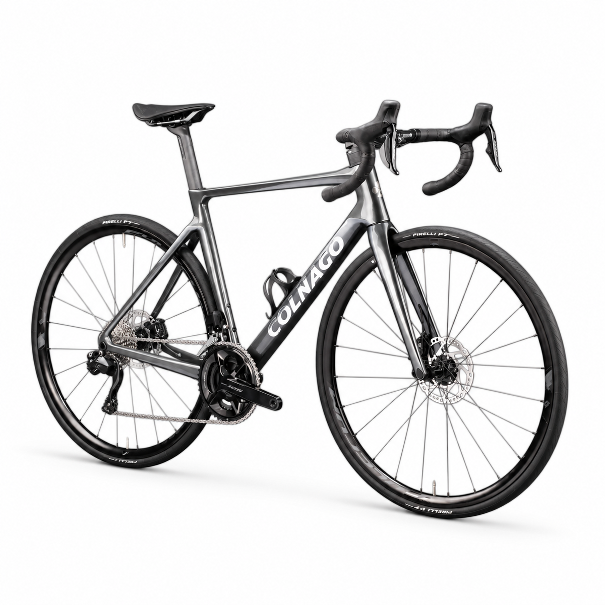 Colnago V4 Carbon Rennrad | Shimano 105 Di2 2x12-fach | Fulcrum Racing 600 | Grau