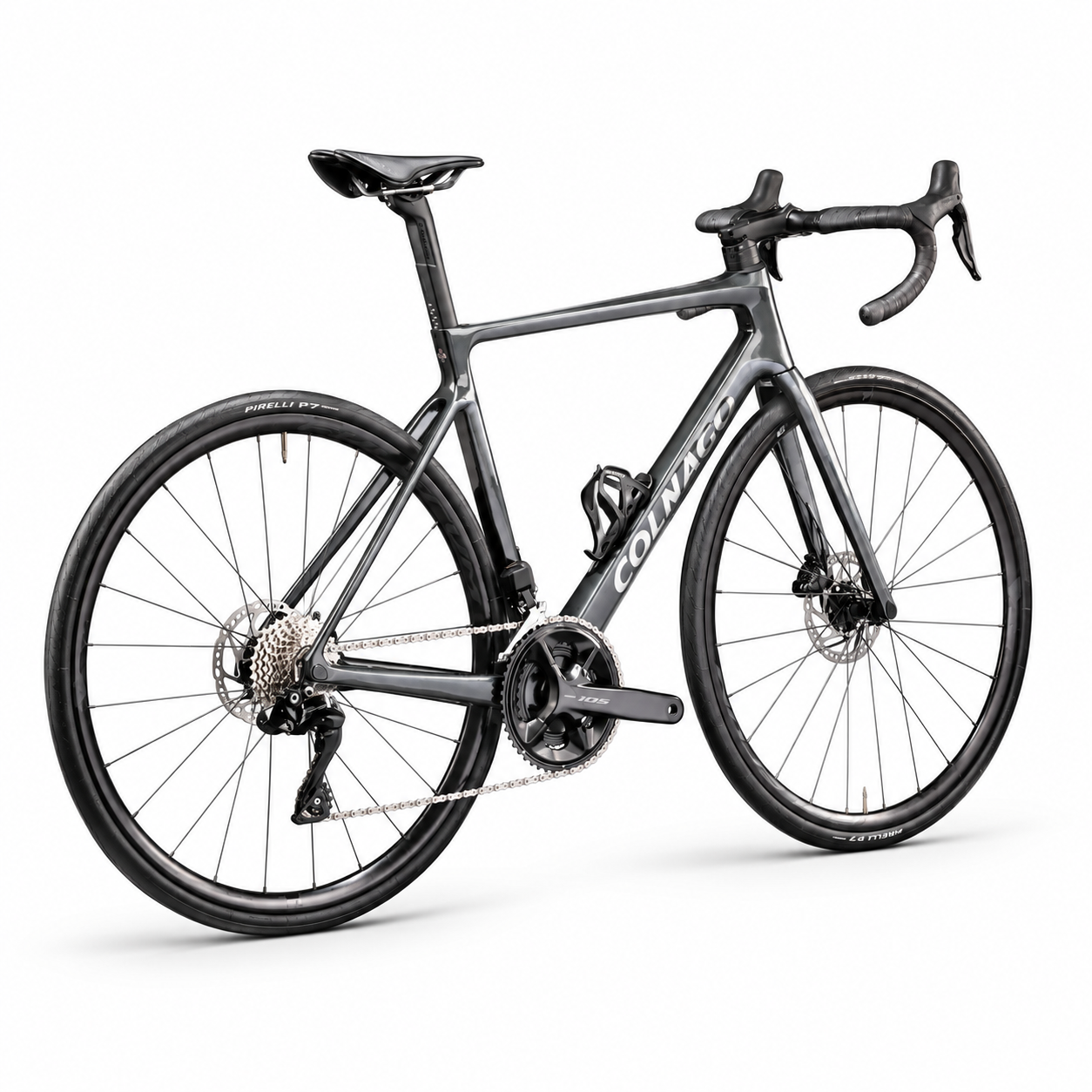 Colnago V4 Carbon Rennrad | Shimano 105 Di2 2x12-fach | Fulcrum Racing 600 | Grau