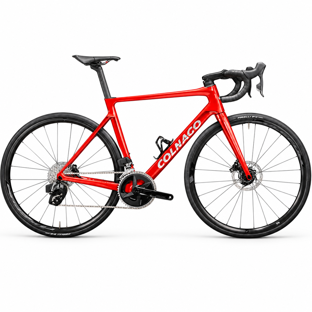 Colnago V4 Carbon Rennrad | Shimano 105 Di2 2x12-fach | Fulcrum Racing 600 | Rot