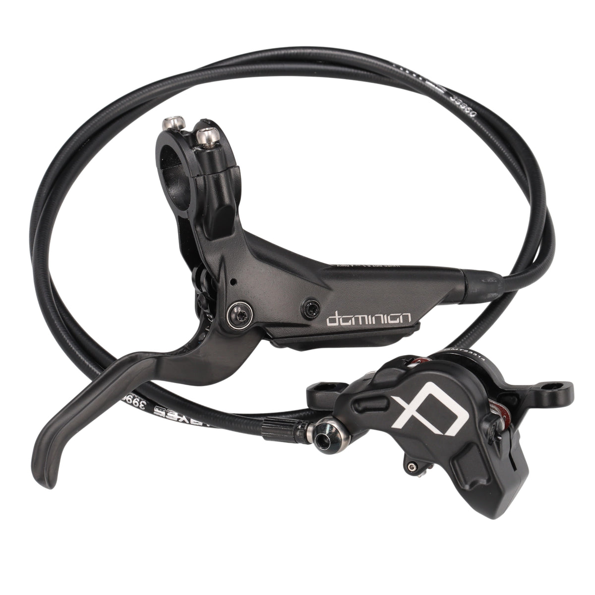 Hayes Dominion T2 Scheibenbremse | Carbon-Bremshebel / 2-Kolben | 1000 mm Leitung | Vorderrad
