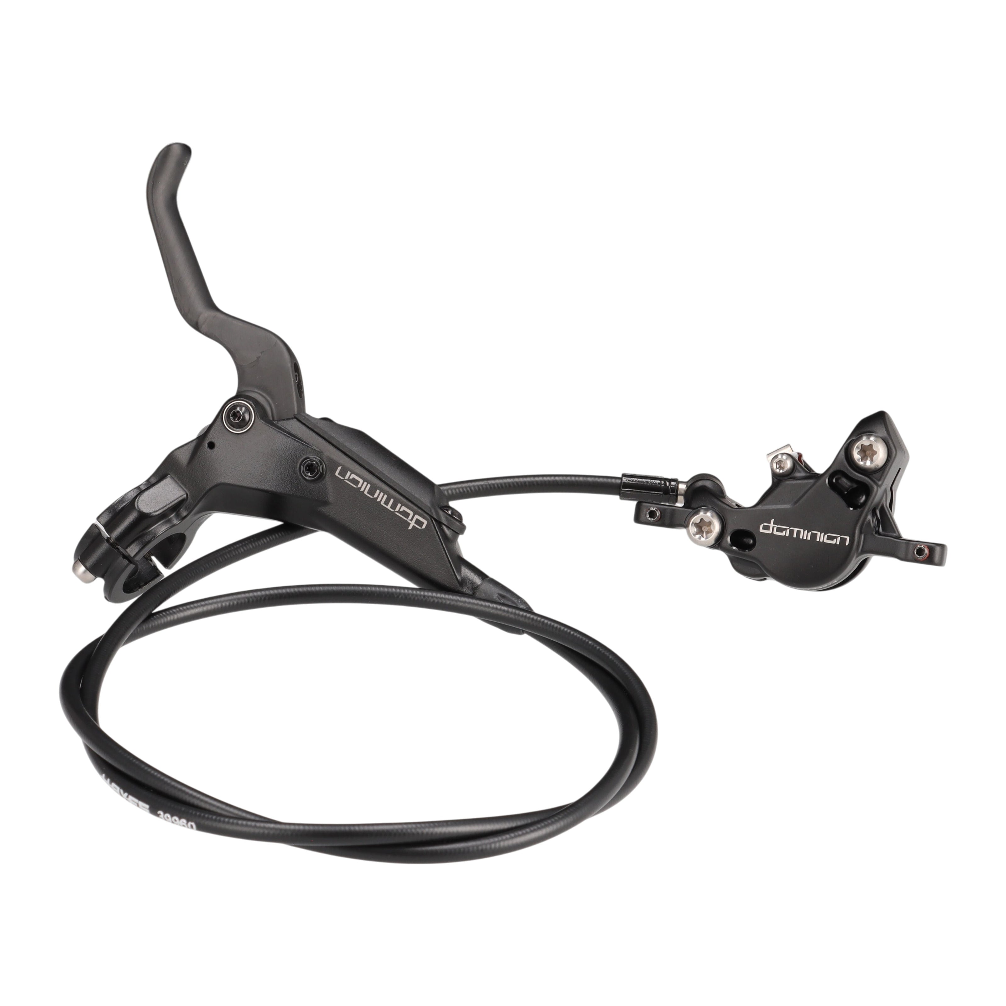Hayes Dominion T2 Scheibenbremse | Carbon-Bremshebel / 2-Kolben | 1000 mm Leitung | Vorderrad