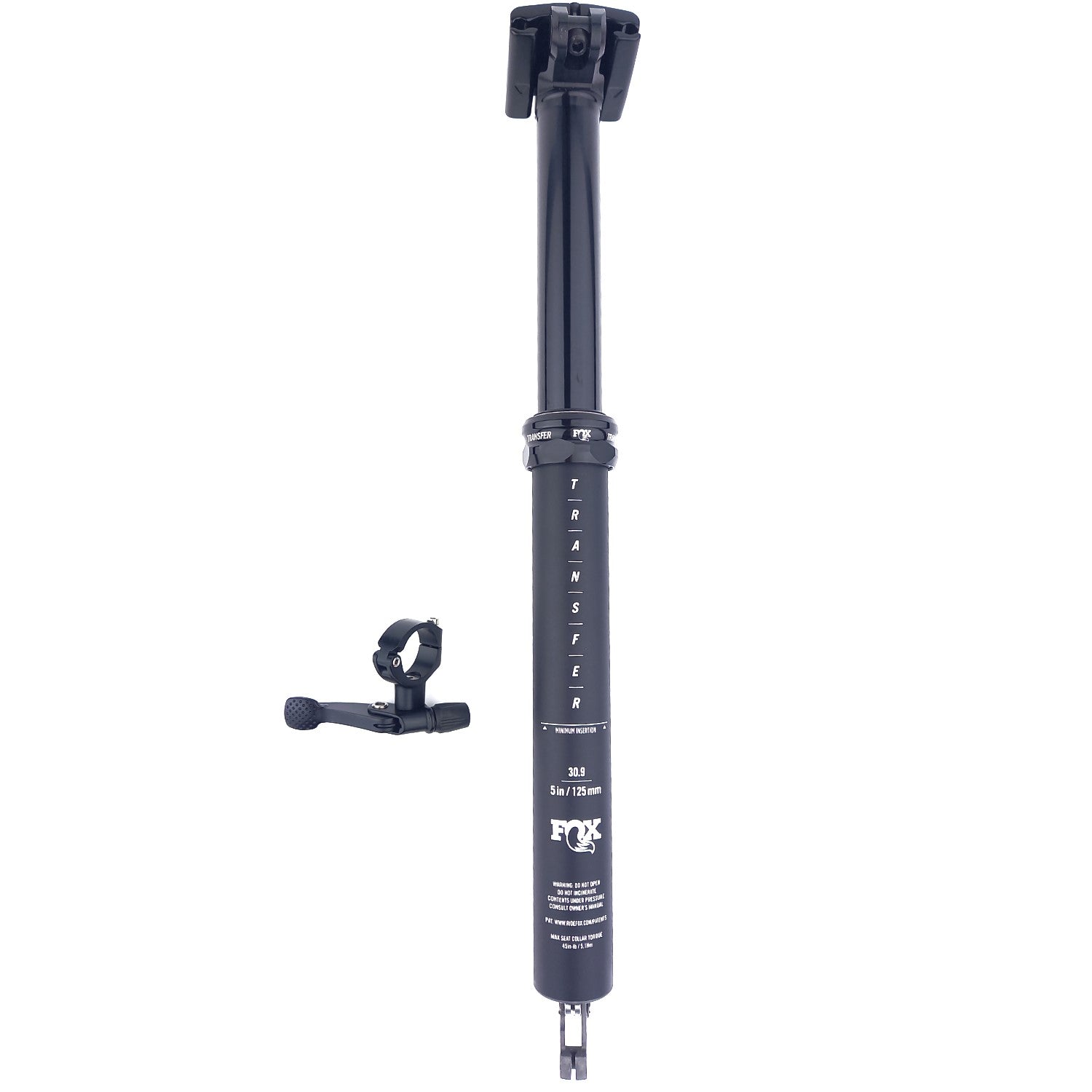 FOX Transfer 125 travel 5/30.9 黒 FOX Transfer 30.9mm Dropper Seatpost including Remote – RAAAD.de