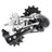 SRAM Rival 1 Schaltwerk | 11-fach | langer Käfig | Type 3.0 | 11-32 bis 10-42 | Schwarz/Silber