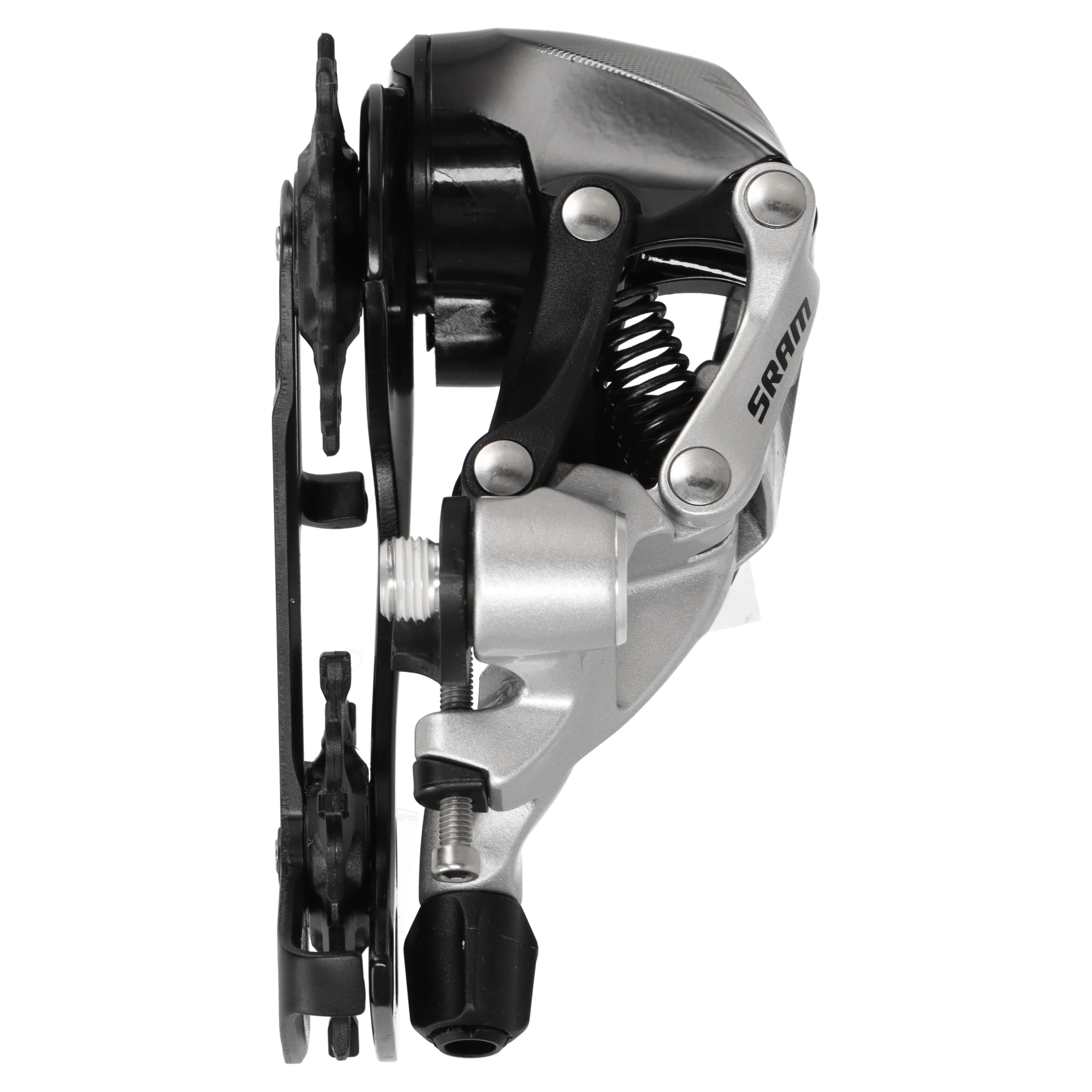 SRAM Rival 1 Schaltwerk | 11-fach | langer Käfig | Type 3.0 | 11-32 bis 10-42 | Schwarz/Silber