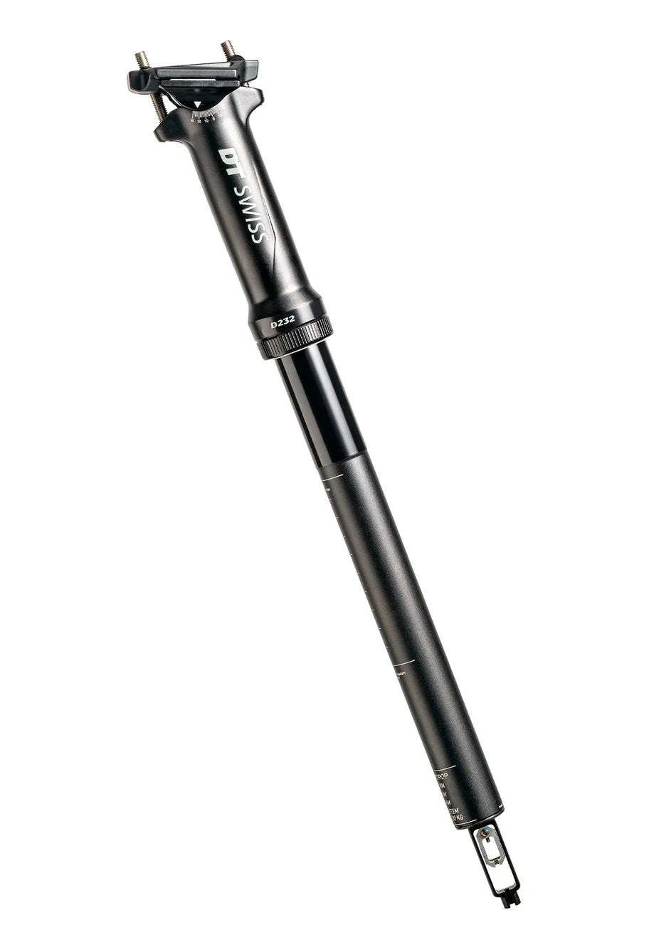 DT Swiss D 232 Teleskopsattelstütze | 30,9 mm Ø | 60 mm Hub | 400 mm | Cross Country