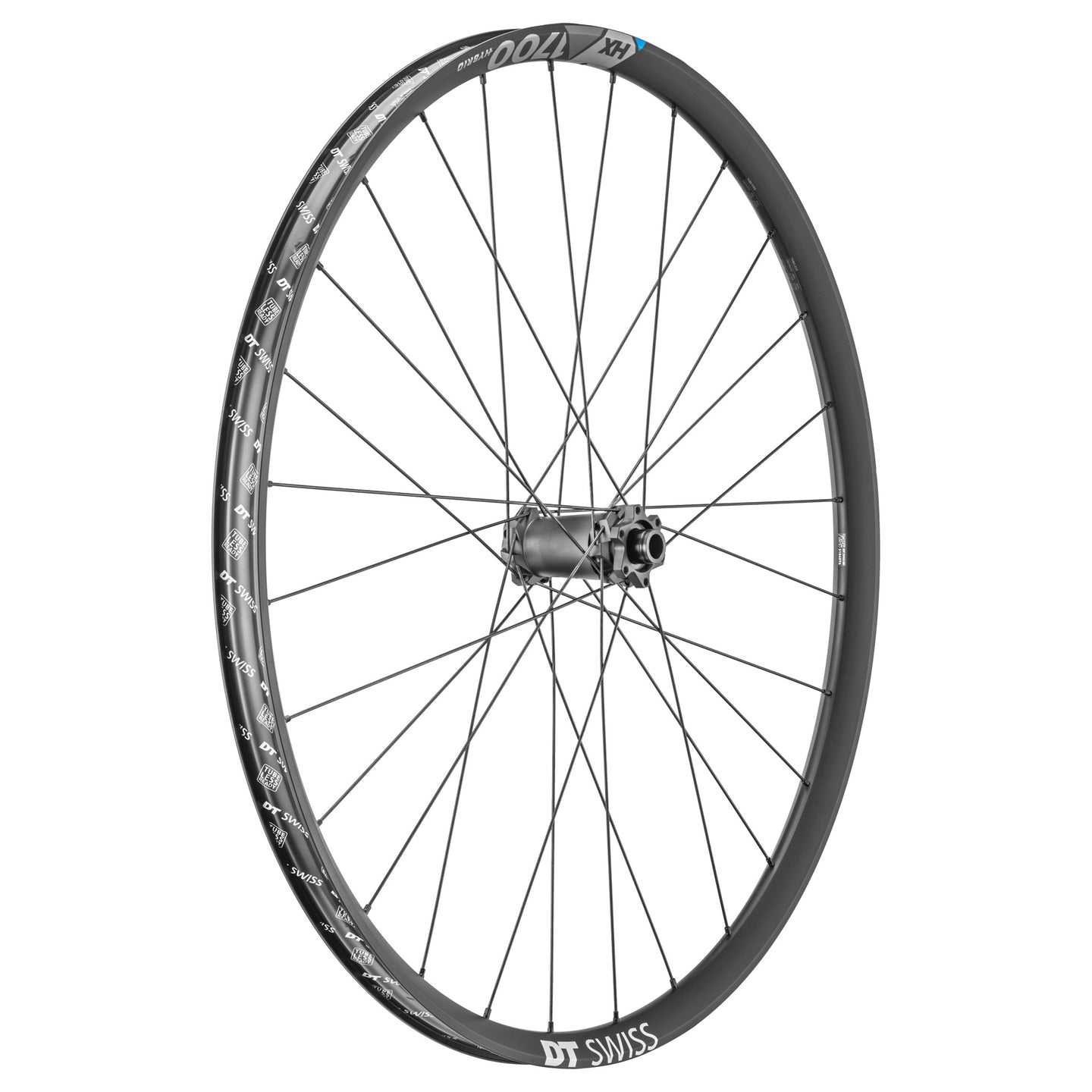 DT Swiss HX 1700 SPLINE Vorderrad 27.5“ | 30 mm Maulweite | 15x110 mm Boost Steckachse | 6-Loch