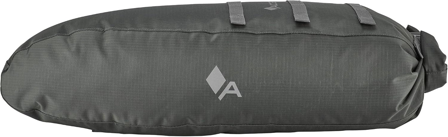 ACEPAC Saddle Drybag MKII Satteltasche 8 L | 17 x 45 cm | wasserdicht | Grau