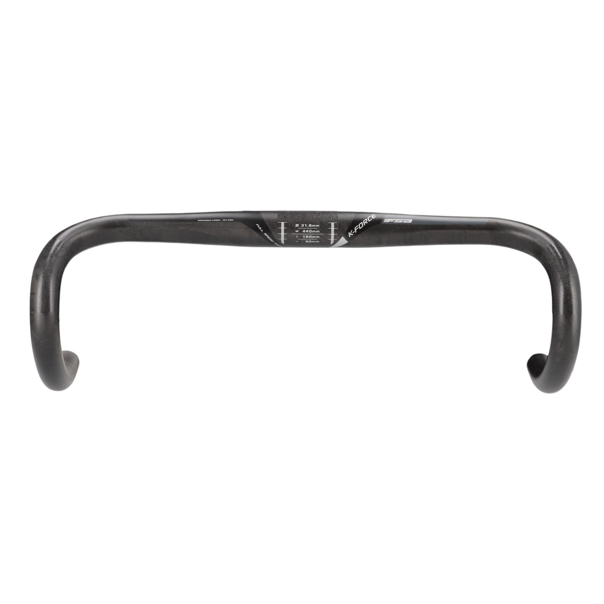 FSA K-Force Carbon Rennradlenker | 31,8 mm Klemmung | 440 mm Breite