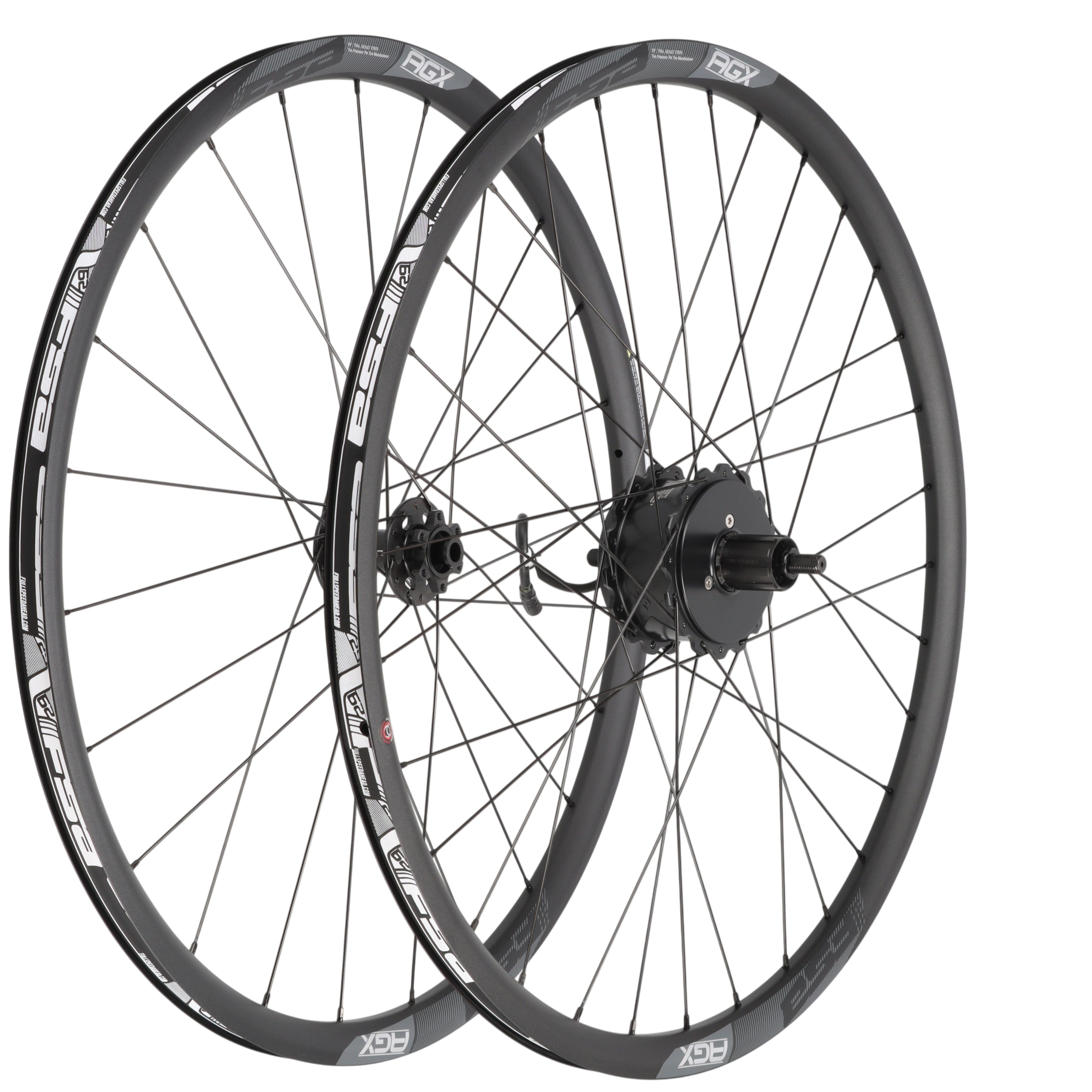 FSA AGX Alloy | 28 Zoll Laufradsatz mit Motor | Disc 6-Loch | X-Series X35-M1C-EU Hinterradantrieb