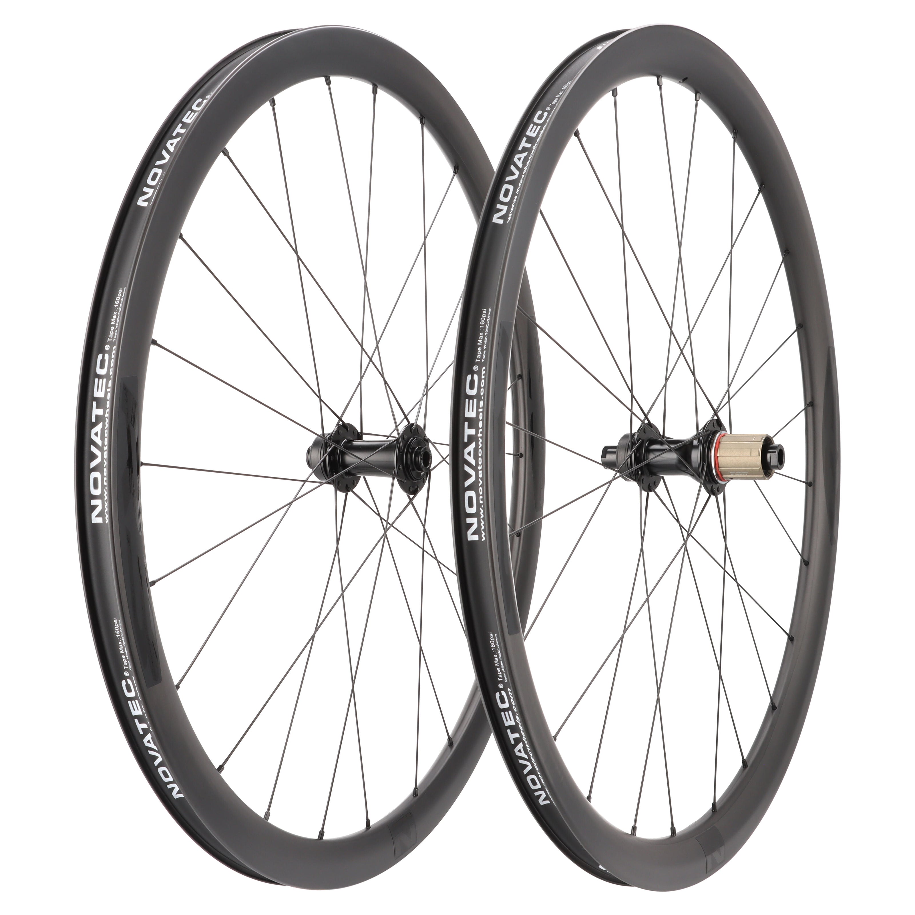 NOVATEC R3 | Laufradsatz 28" Carbon | Rennrad | Centerlock | 12x100 / 12x142 mm | Shimano HG