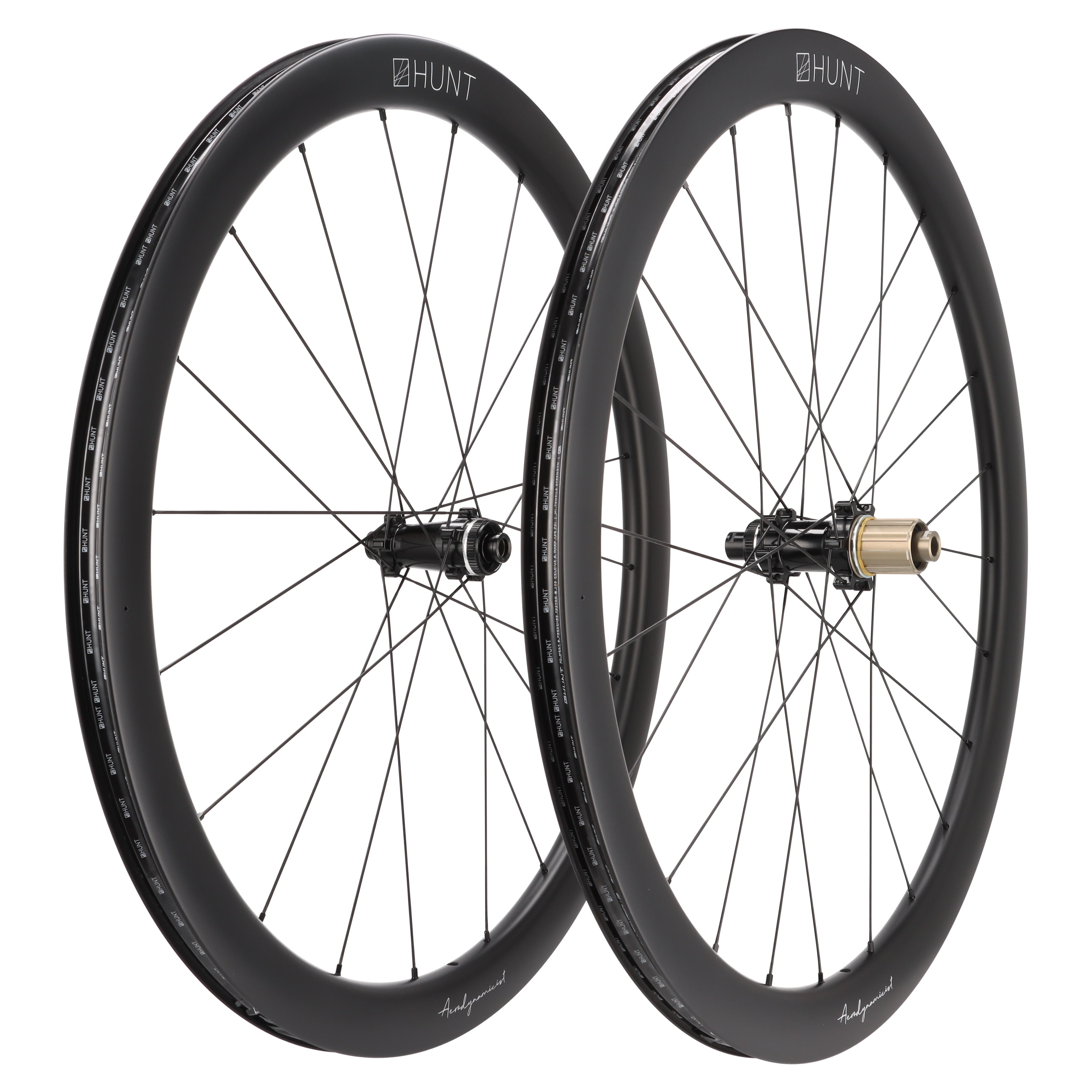 HUNT 44 Aerodynamicist | Laufradsatz 28" Carbon | Rennrad | Centerlock | 12x100 / 12x142 mm | Shimano HG