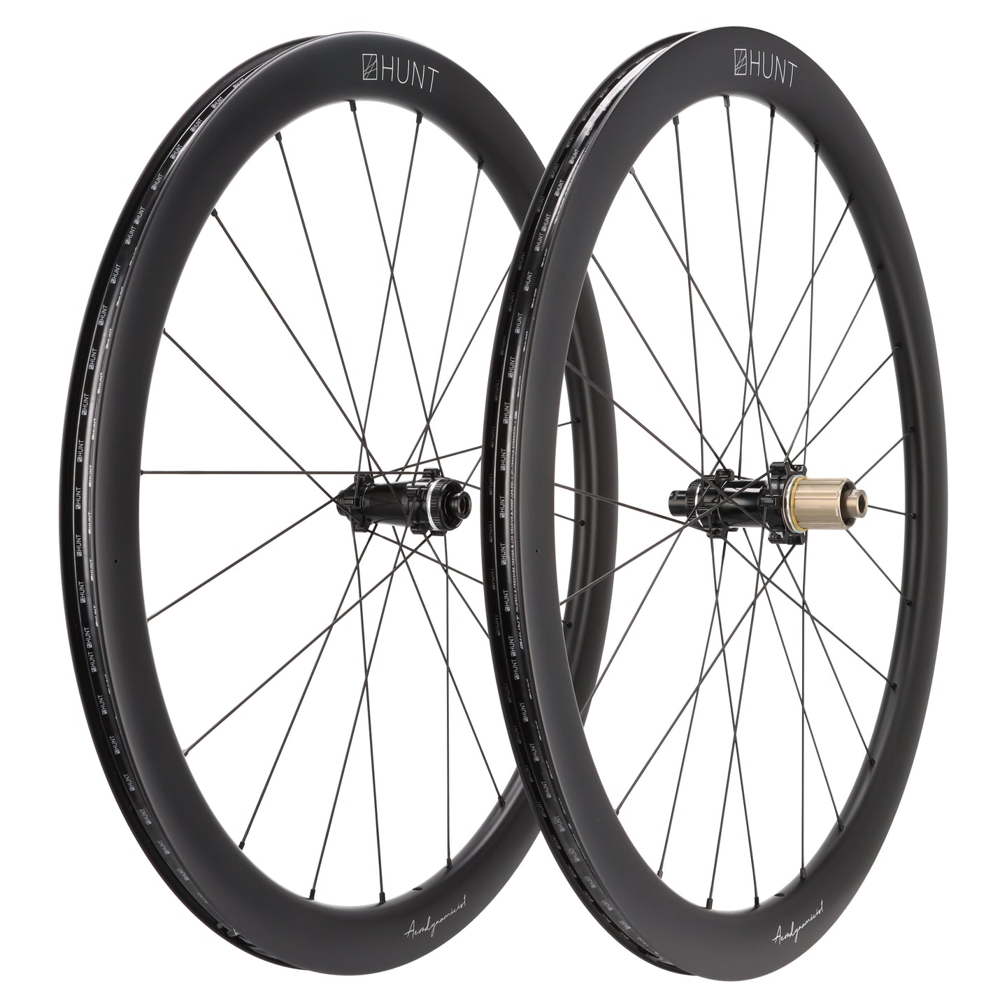 HUNT 44 Aerodynamicist | Laufradsatz 28" Carbon | Rennrad | Centerlock | 12x100 / 12x142 mm | Shimano HG