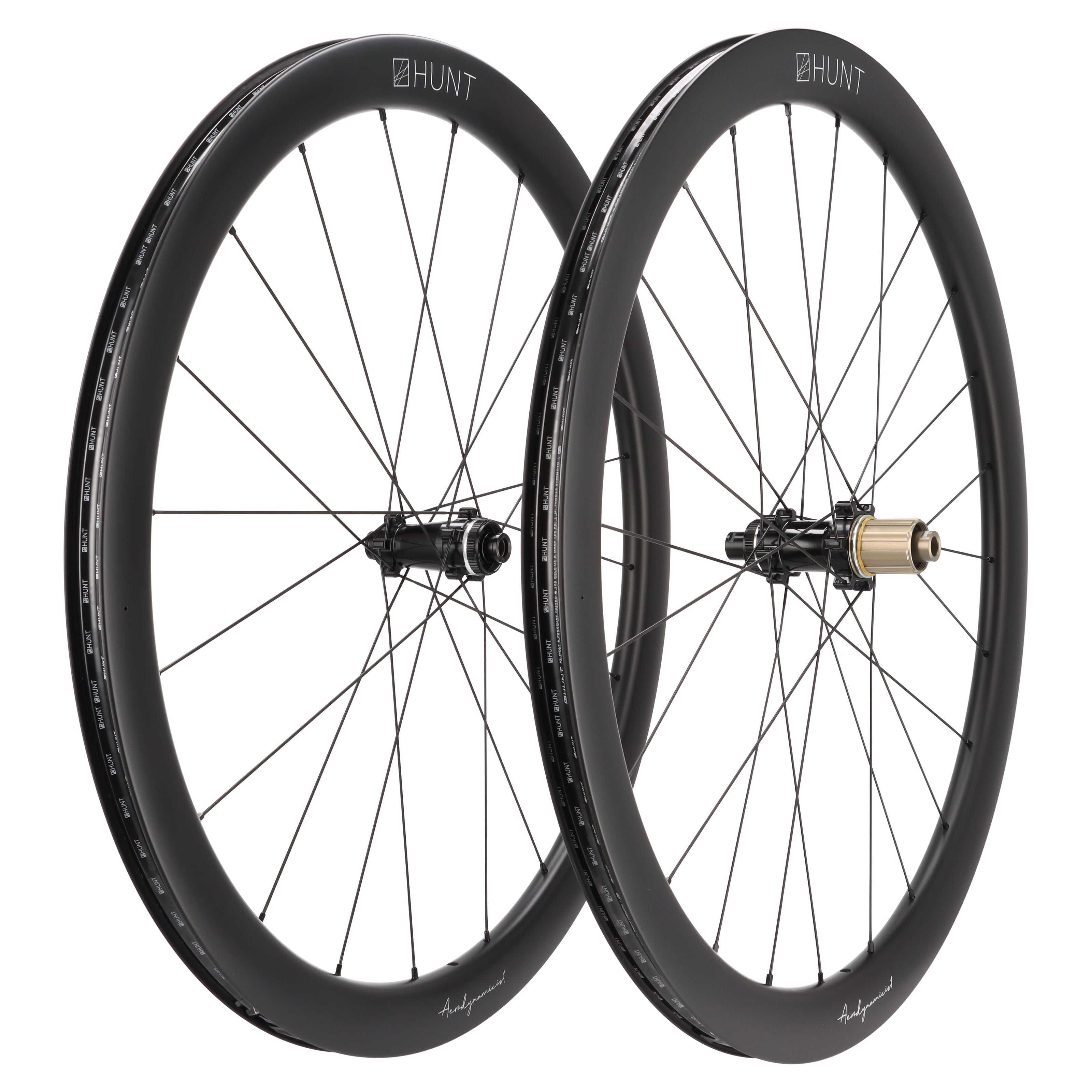 HUNT 44 Aerodynamicist | Laufradsatz 28" Carbon | Rennrad | Centerlock | 12x100 / 12x142 mm | Shimano HG