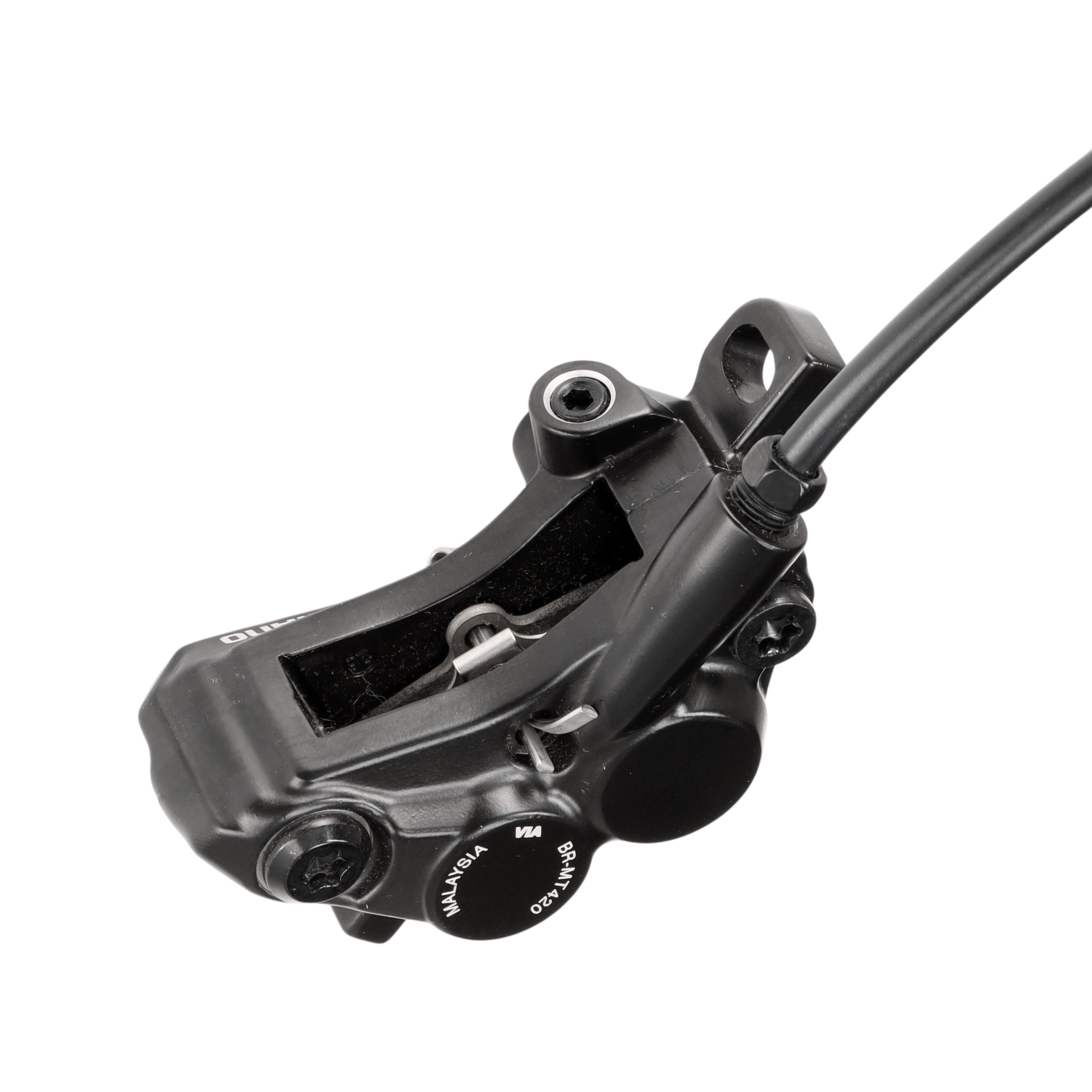 Shimano BL-M4100 / BR-MT420 Scheibenbremse | 4-Kolben | 850 mm | vorne | ohne Schrauben