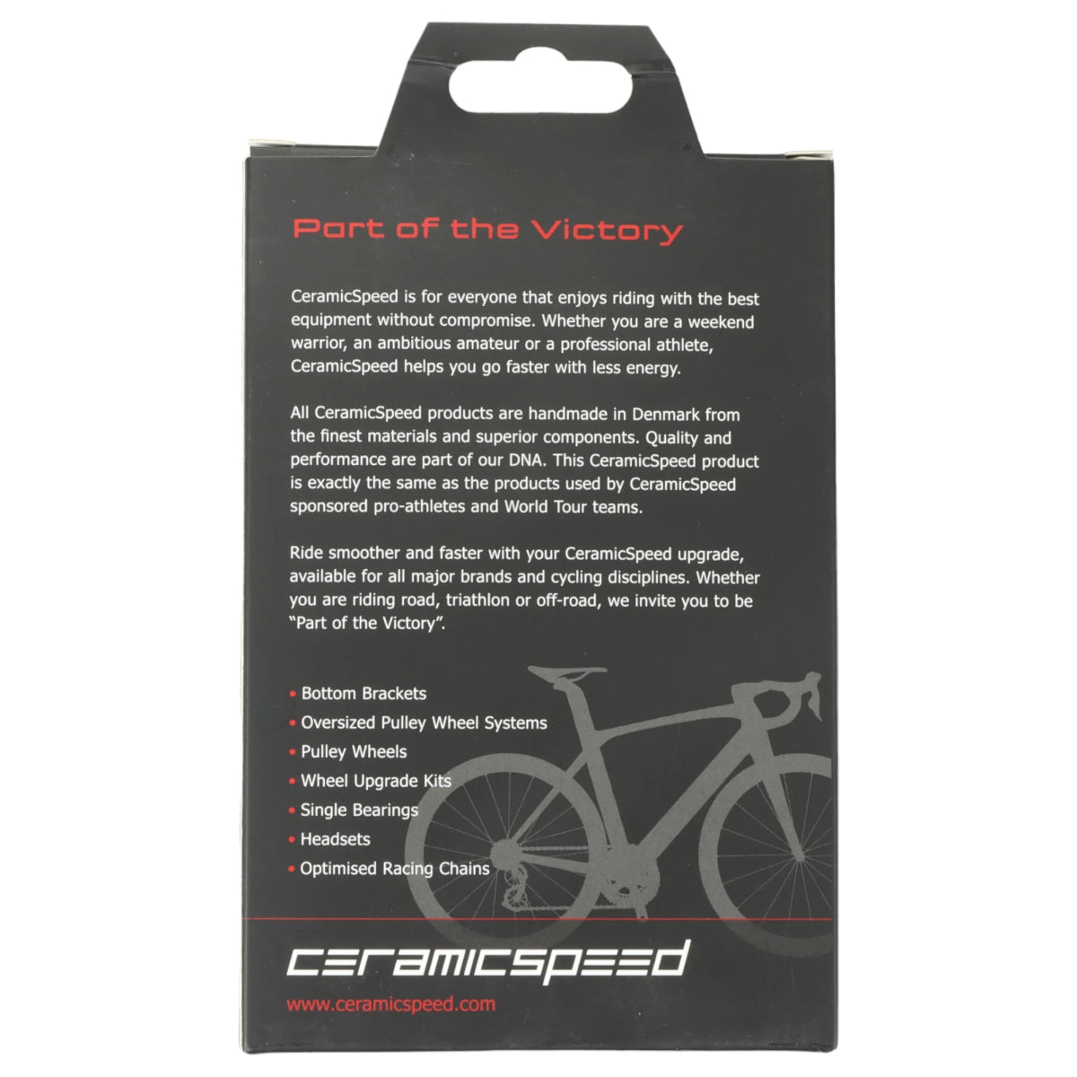 CeramicSpeed Ersatz Schaltwerkröllchen OSPW 13/19 Zähne silber –