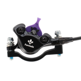 Formula Cura X Scheibenbremse Carbon Bremshebel 2 - Kolben schwarz (1750 mm Leitung) - RAAAD.de