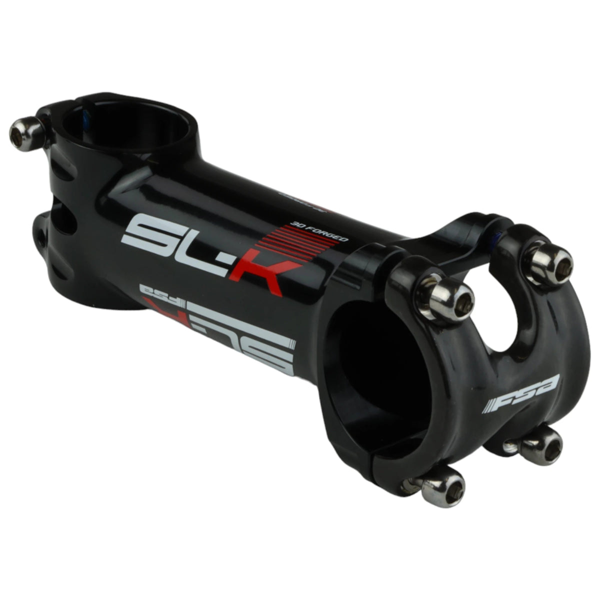 rennrad vorbau negativ FSA SL-K Vorbau 110 mm 31.8 mm Rise 6° schwarz rot – RAAAD.de