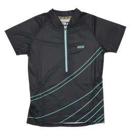 IXS Trikot / Bikeshirt Trail 6.2 Trail Women Jersey Türkis kurzarm Frauen Größe 36
