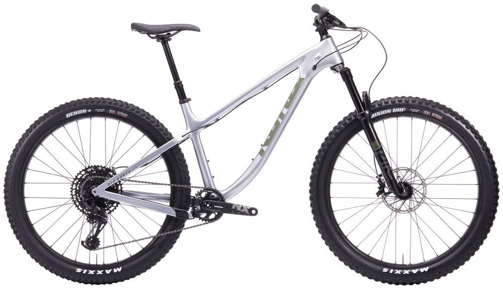 mountainbike rahmengröße xl Kona Big Honzo CR Rahmen 27.5" silber | Carbon Trail Rahmen