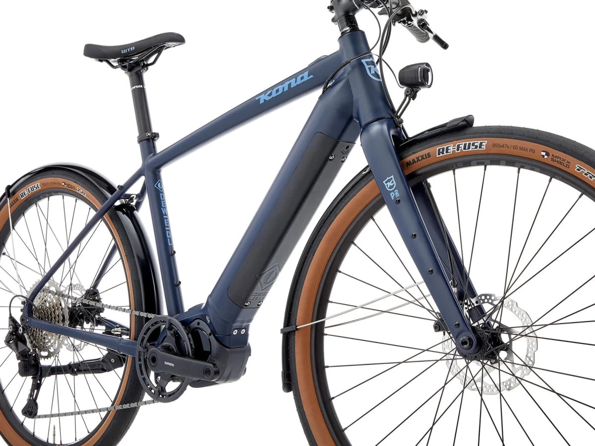kona damenrad Kona Dew-E DL | E-Bike Commuter | Shimano E6100 | 504Wh | Dunkelblau