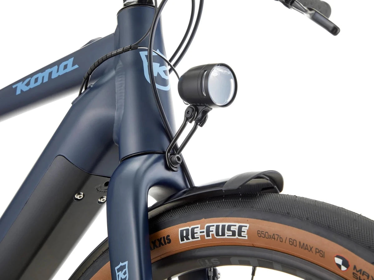 kona citybike Kona Dew-E DL | E-Bike Commuter | Shimano E6100 | 504Wh | Dunkelblau