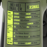 Kona Hei Hei Trail CR Carbon Rahmen 27,5" | MTB Trail Fully 140 mm | Olive | Modell 2018 | Größe XS - RAAAD.de