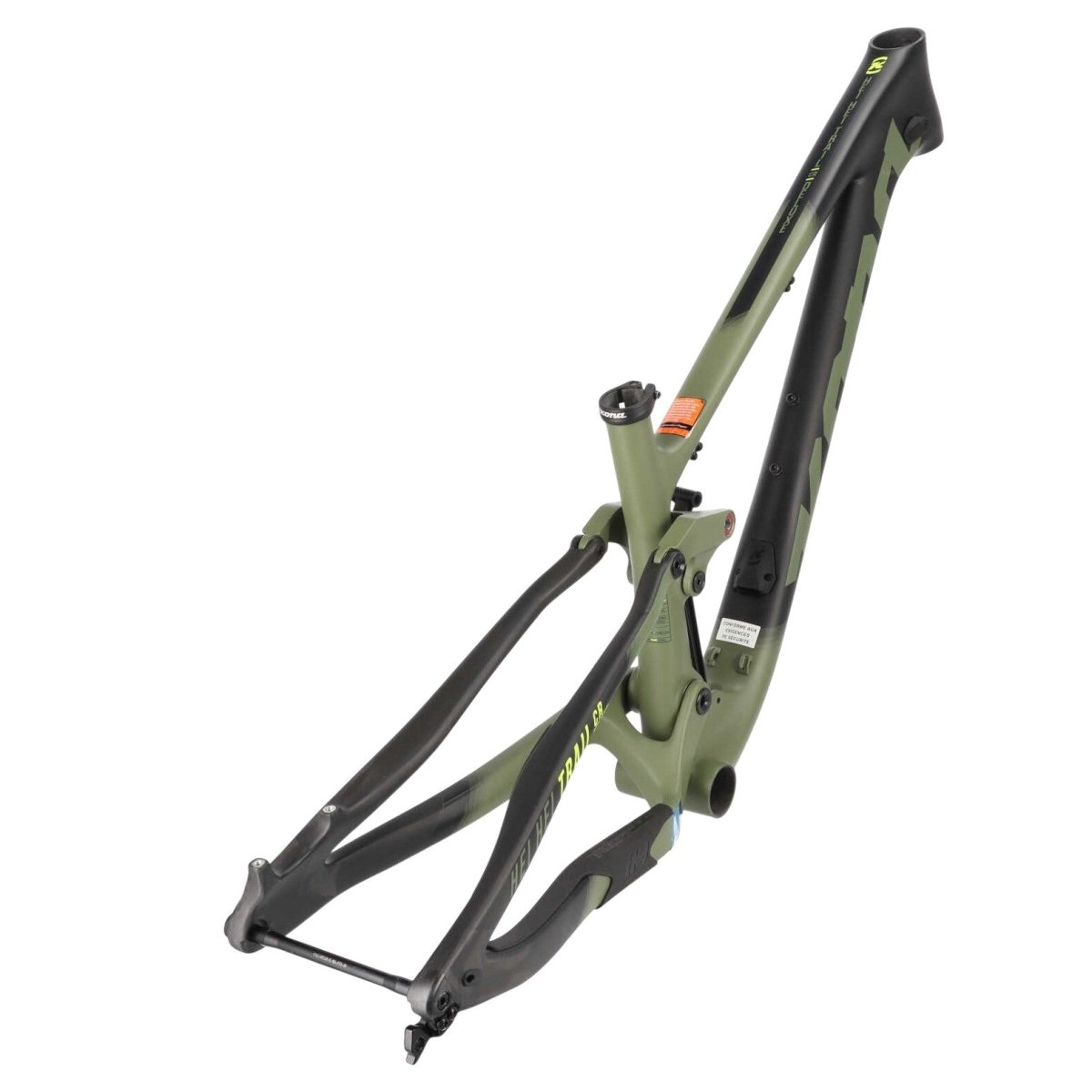 Kona Hei Hei Trail CR Carbon Rahmen 27,5" | MTB Trail Fully 140 mm | Olive | Modell 2018 | Größe XS - RAAAD.de