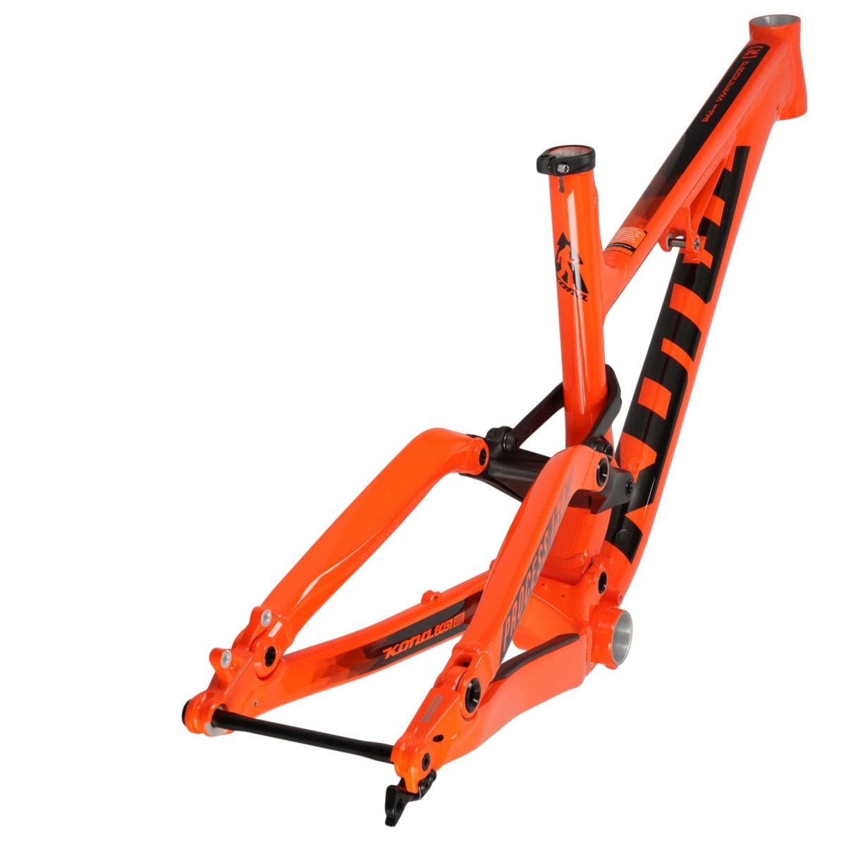 fahrradrahmen fully Kona Process 134 AL Rahmen 27,5" orange | MTB Trail Fully 134 mm