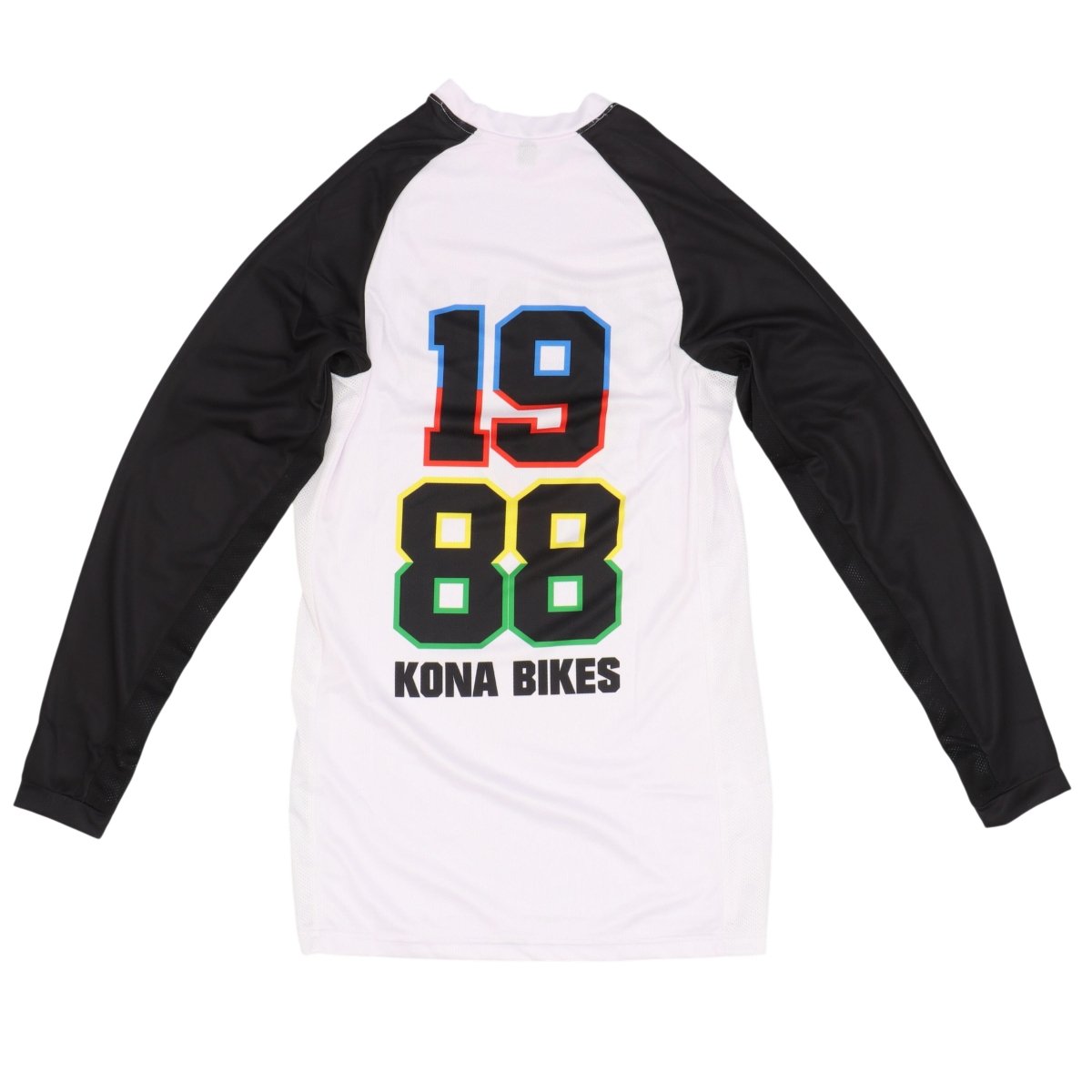 Kona Rainbow Snake | Jersey langarm | weiß - schwarz - RAAAD.de