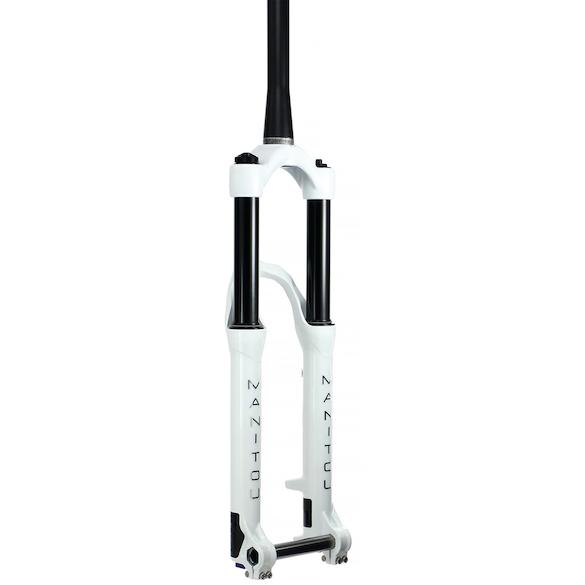 Manitou Circus Expert 100 mm Federgabel 26" | 20 mm TA | 1 1/8" weiß - RAAAD.de